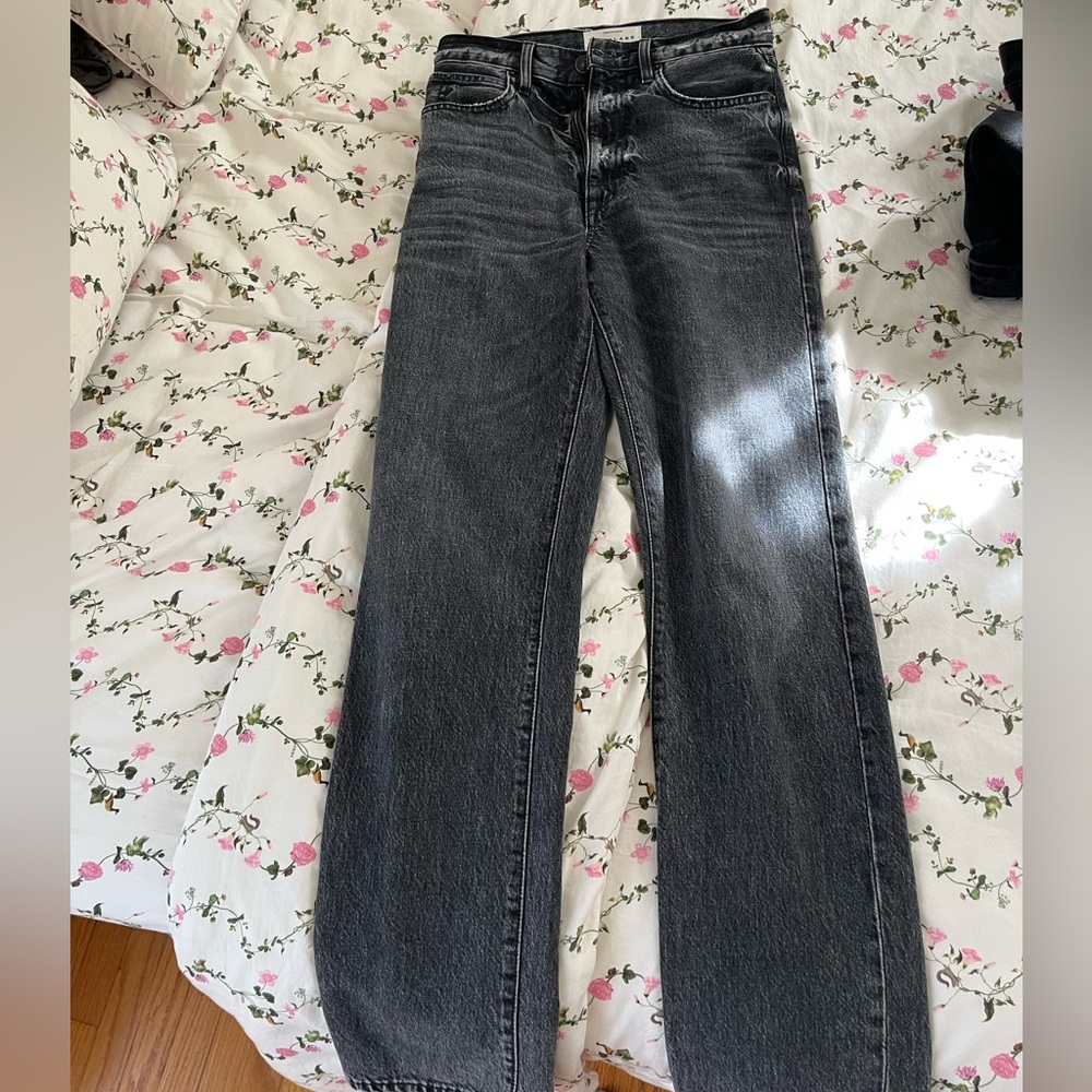SLVRLAKE Women's High Rise Jeans - Gray - Picture 3 of 4